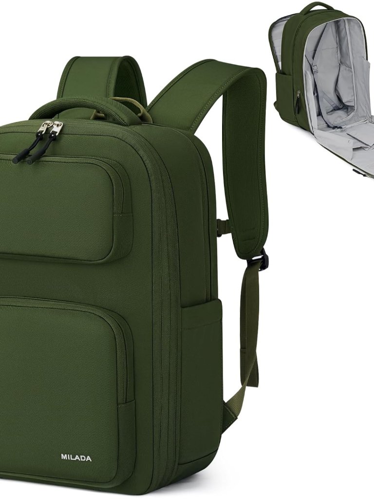 Expandable Travel Backpack 28l To 39l, Tsa-Approved Carry On Backpack With 17 In